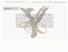 Tablet Screenshot of domainedelamandyere.com
